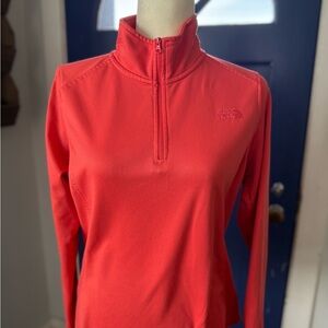 The North Face Fiery Red Half-Zip Top
